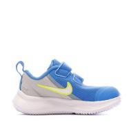 Baskets Bleu/Jaune Bébé Garçon Nike Star Runner 3 Tdv vue 2