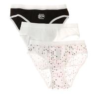 Culottes Blanche/Noir Fille Dim D0A4N pas cher