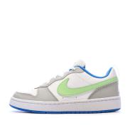 Baskets Blanches/Gris Garçon Nike Court Borough