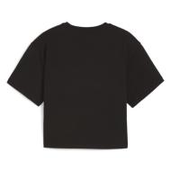 Crop top Noir/Rose Clair Fille Puma 845346 vue 2