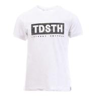 T-shirt Blanc Garçon Teddy Smith Sims pas cher