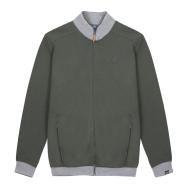 Sweat zippé Bleu/Grisé Homme TBS LOANN pas cher