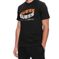 T-shirt Noir Homme Guess Dalach