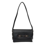 Sac à Bandoulière Noir Femme Guess Lefia pas cher