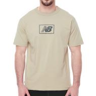T-shirt Kaki Homme New Balance Nbesslogotee pas cher