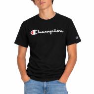T-Shirt Noir Garçon Champion Signature