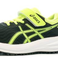 Baskets Noires/Jaunes Garçon Asics Patriot 12 Ps vue 7