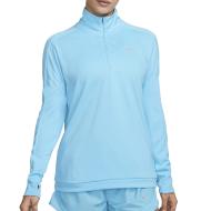 Pull 1/4 de zip Bleu Femme Nike Pacer pas cher