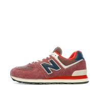 Baskets Rouge Homme New Balance 574 pas cher