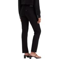 Jean 712 Slim Noir Femme Levi's Welt Pocket vue 2