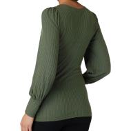 Blouse Verte Femme Mamalicious  June vue 2