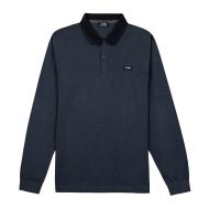 Polo Manches Longues Marine Homme TBS PEKANPOLS