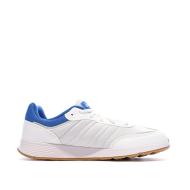 Baskets Blanc/Bleu Garçon Junior Adidas Tensaur Switch vue 2