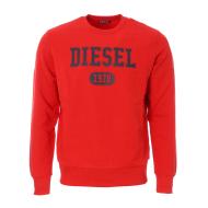 Sweat Rouge Homme Diesel Felpa pas cher