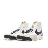Baskets Blanches/Bleu Garçon Nike Blazer Mid '77 vue 6