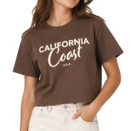 T-Shirt Marron Fille Kids ONLY Olivia pas cher