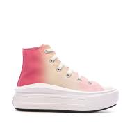 Baskets Roses Fille Converse All Star Move Platform vue 2