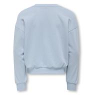 Sweat Bleu Fille Kids ONLY Mya vue 2