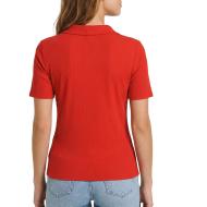 Polo Rouge Femme Morgan DROSSO vue 2