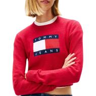 Pull Rouge Femme Tommy Hilfiger Tjw Sparkle Flag