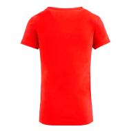 T-shirt Rouge Femme Guess Mini Triangle D1R vue 2