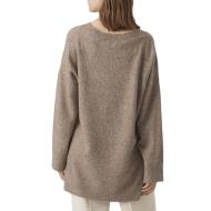 Pull Marron Femme Vero Moda Doffy 10290710 vue 2