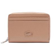 Portefeuille Rose Femme Lacoste coin pas cher