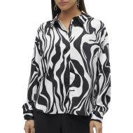 Chemise Noire/Blanche Femme Vero Moda Merle