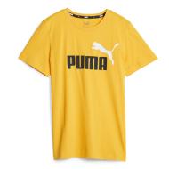T-Shirt Jaune Garçon Puma Essentials Logo 586985 pas cher