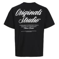 T-Shirt Noir Homme Jack & Jones Norrebro vue 2