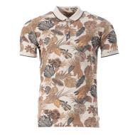 Polo Écru/Marron Homme Teddy Smith Pasy 2