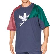 T-shirt Bleu Homme Adidas Bld Cb Tee pas cher