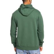 Sudadera verde para hombre Quiksilver Biglogohood ver 2