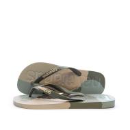 Tongs Verte/Beige Homme Havaianas Slim 1740