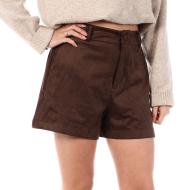 Short en Suédine Marron Oraije Dune pas cher