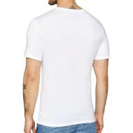 x3 T-shirt Blanc Homme Lacoste TH3321 vue 2