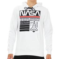 Sweat à capuche Blanc Homme Nasa 59H pas cher