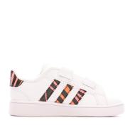 Baskets Blanche Garçon Adidas Grand Court Cf I vue 2