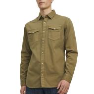 Chemise Kaki Homme Jack & Jones Heridan pas cher