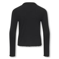 T-Shirt Noir Fille Kids ONLY Gamour vue 2