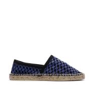 Espadrilles Damier Bleu/Noir Homme Ushuaia Dimitri vue 2