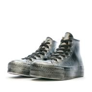 Baskets Grises Femme Converse Converse Lift Leather vue 6