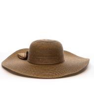 Chapeaux Marron Femme Via Lorenzo Capeline Ivoire vue 2
