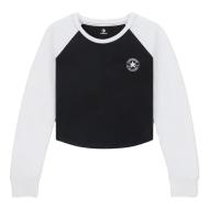 T-Shirt Noir Femme Converse Cozy Raglan pas cher