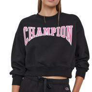 Sweat Noir Femme Champion 114767 pas cher