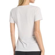 T-Shirt de Sport Blanc Femme New Balance Sport Sleeve vue 2