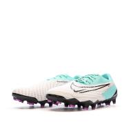 Chaussures de foot Blanc/Vert Homme Nike Phantom GX Academy FG/MG vue 6