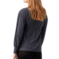 T-Shirt Manches longues Marine Femme Mamalicious Venice vue 2