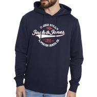 Sweat Marine Homme Jack & Jones Sweat Hood pas cher