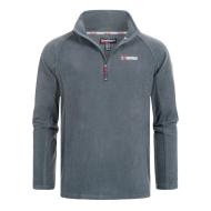 Veste Polaire 1/4 de Zip Grise Homme Geographical Norway Men 233 pas cher